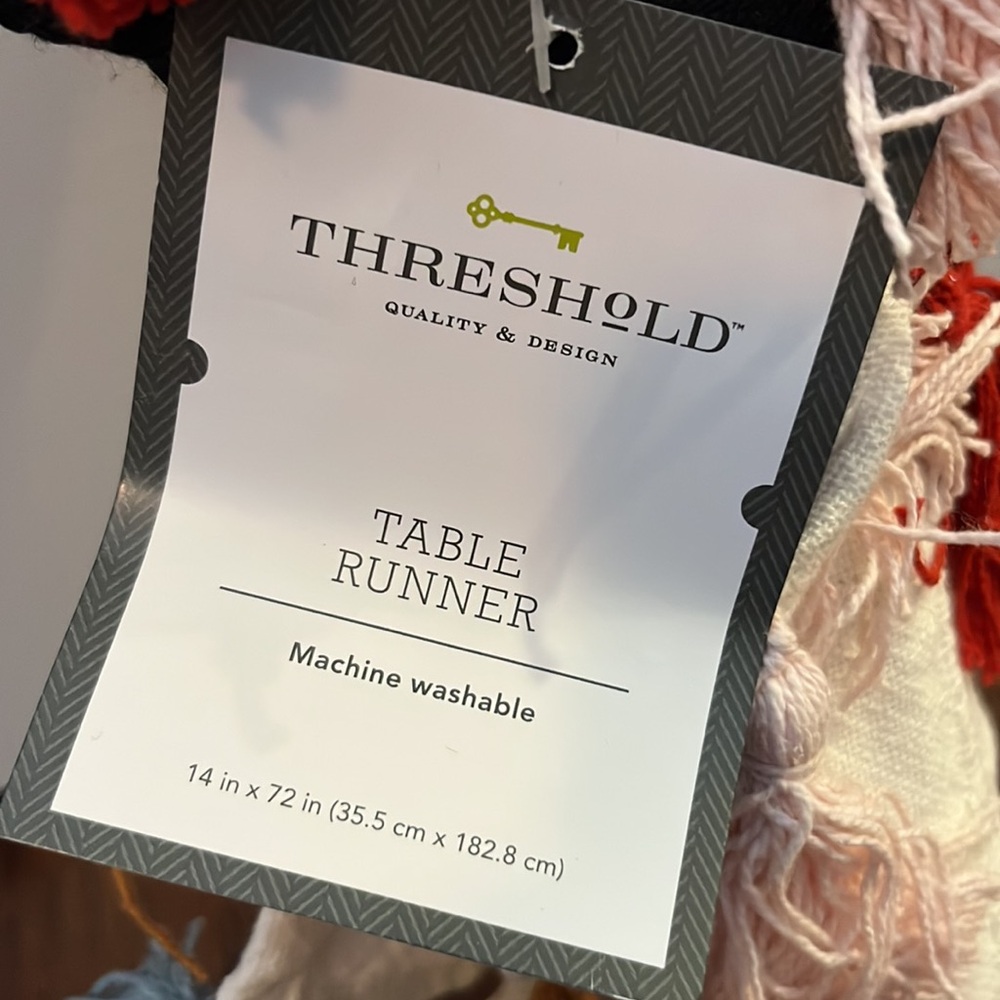 NWT - Threshold Table Runner - 72in x 14in - Picture 2 of 5